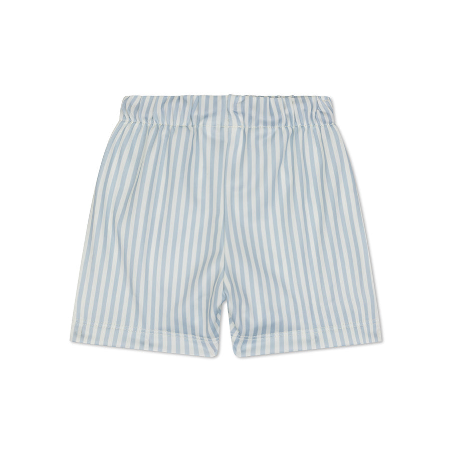 Blue Stripes | Blauw/Witte UV Zwemboxer Jongens