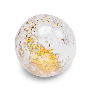 Glitter | Gouden Transparante Strandbal Ø 51 cm